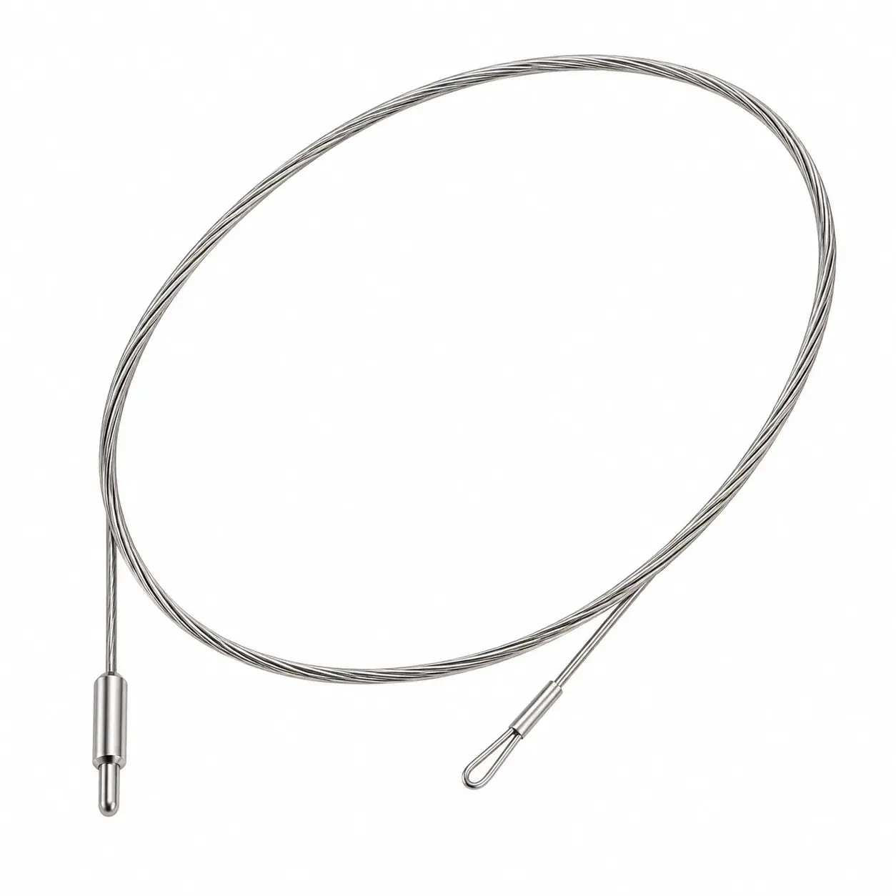 Surgical vein stripper on a plain background