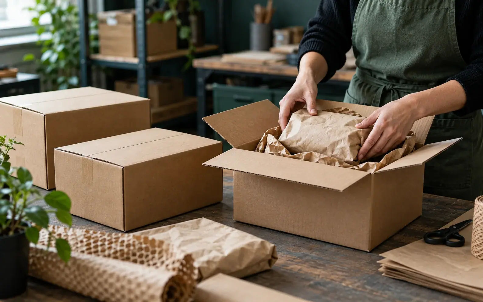 Export cartons and protective packing materials